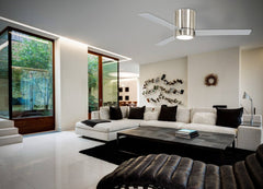 Minka Aire - F644L - BN-52" Ceiling Fan - Roto Flush - Brushed Nickel
