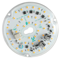 Ledytech 3.93'' Retrofit Light Kit for Ceiling Flush Light Ceiling Fan Light Replacement Panel PCB 18W 3000K 6000K 1800Lm 120V CRI90 Dimmable (White