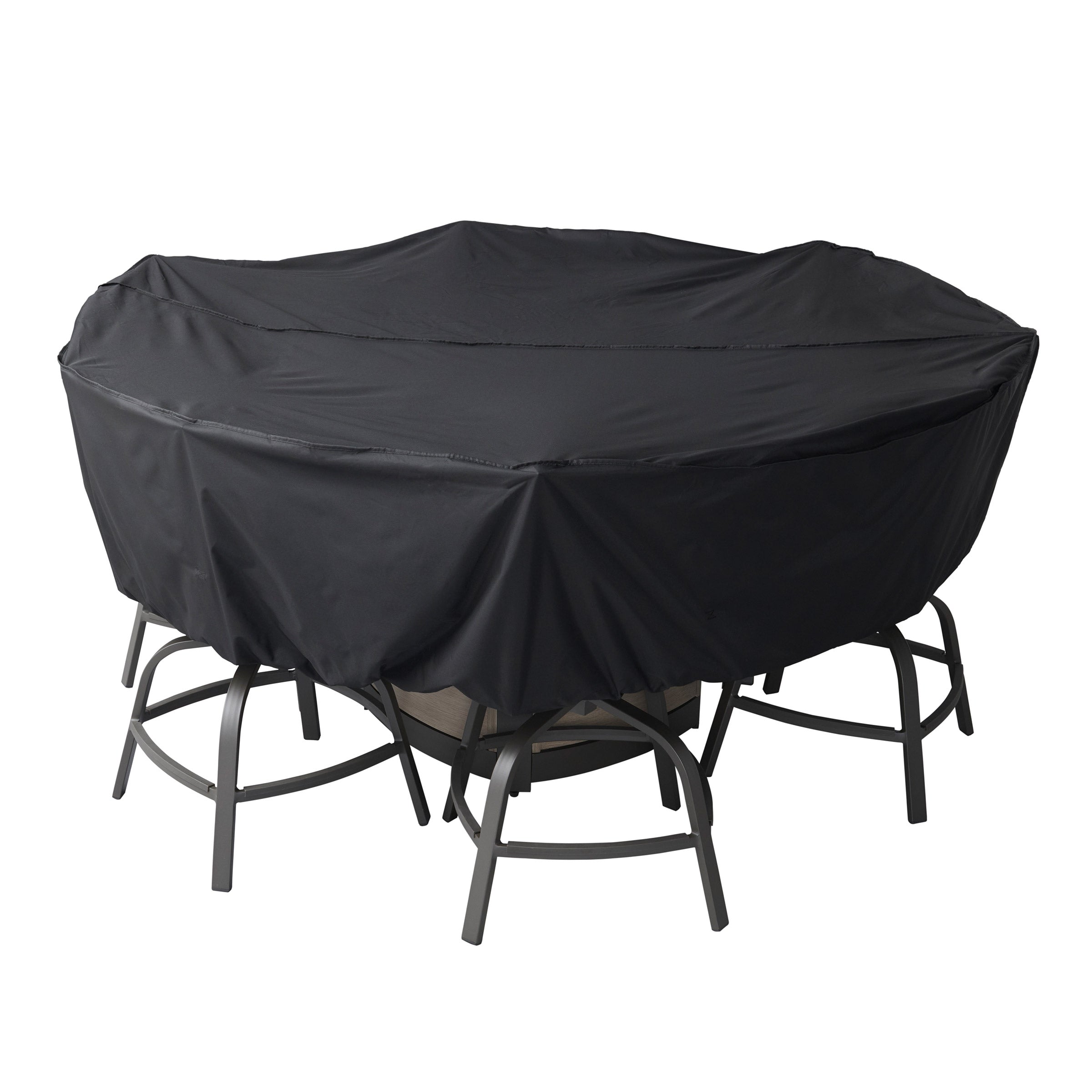 Agio Nicolet 7-Piece Fire Outdoor Patio High Dining Set