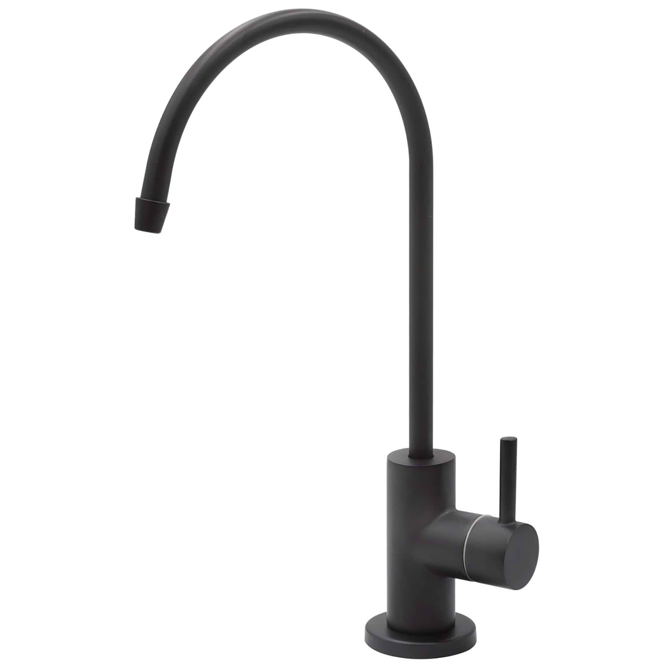 Express Water Modern Water Filter Faucet - Stainless Steel Matte Black Faucet - 100% Lead - Free Drinking Water Faucet