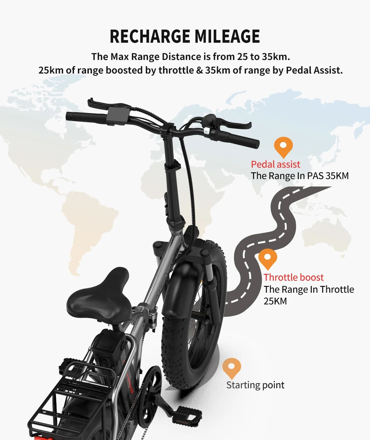 Aostirmotor Folding Electric Bike 20 in Fat Tire, with 750W Motor, 48V 12.5AH Removable Lithium Battery, Ebikes for Adults UL2849