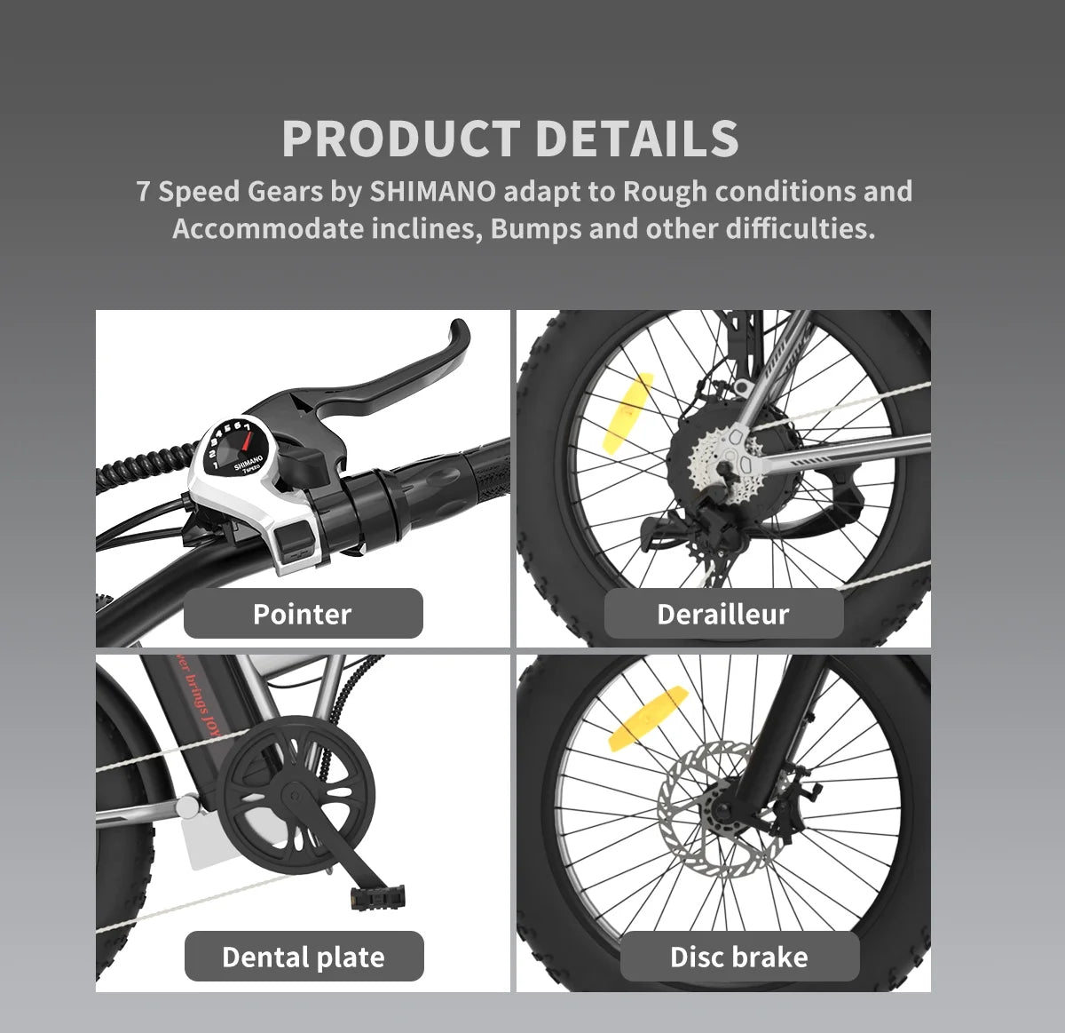 Aostirmotor Folding Electric Bike 20 in Fat Tire, with 750W Motor, 48V 12.5AH Removable Lithium Battery, Ebikes for Adults UL2849