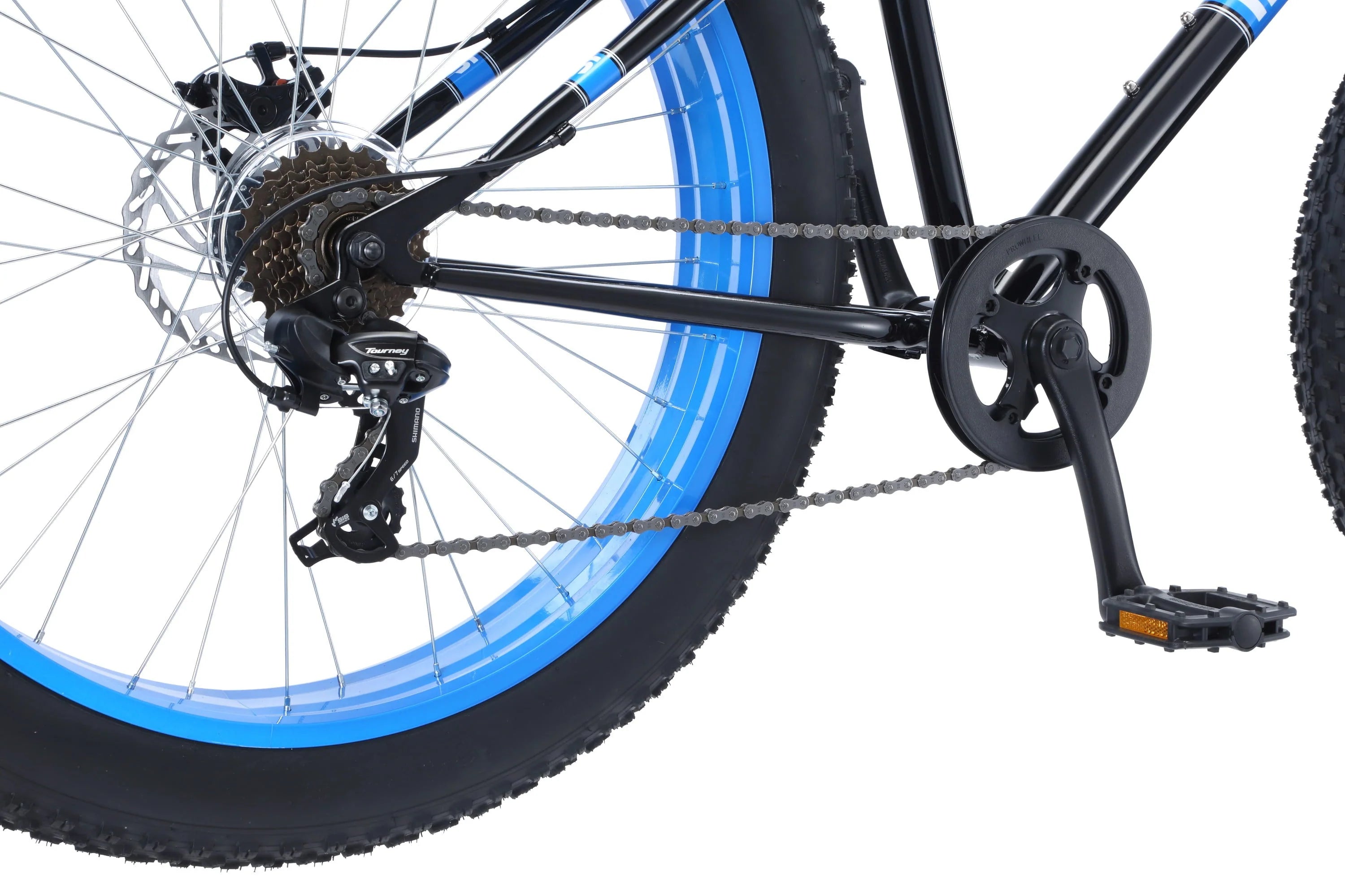 Mongoose 26" Dolomite Mens Fat Tire Bike, 7 Speeds, Black
