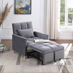 Versatile Sleeper Chair with Removable Pillow