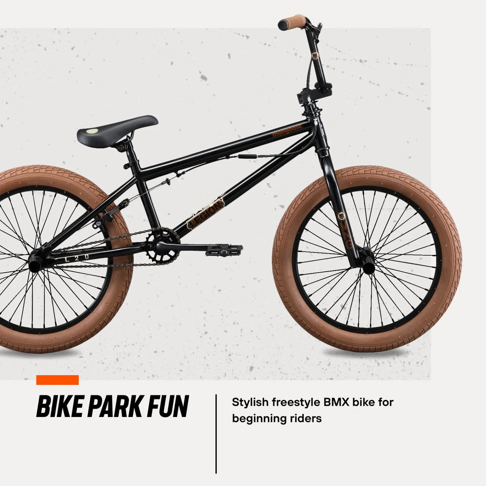 Mongoose Legion L20 Freestyle BMX Bike, 20 - in Wheel, Ages 8 and up, Blue