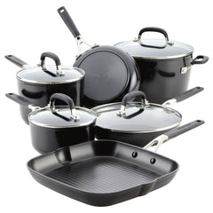 Kitchenaid Cookware Set, Nonstick, Hard - Anodized, Onyx Black