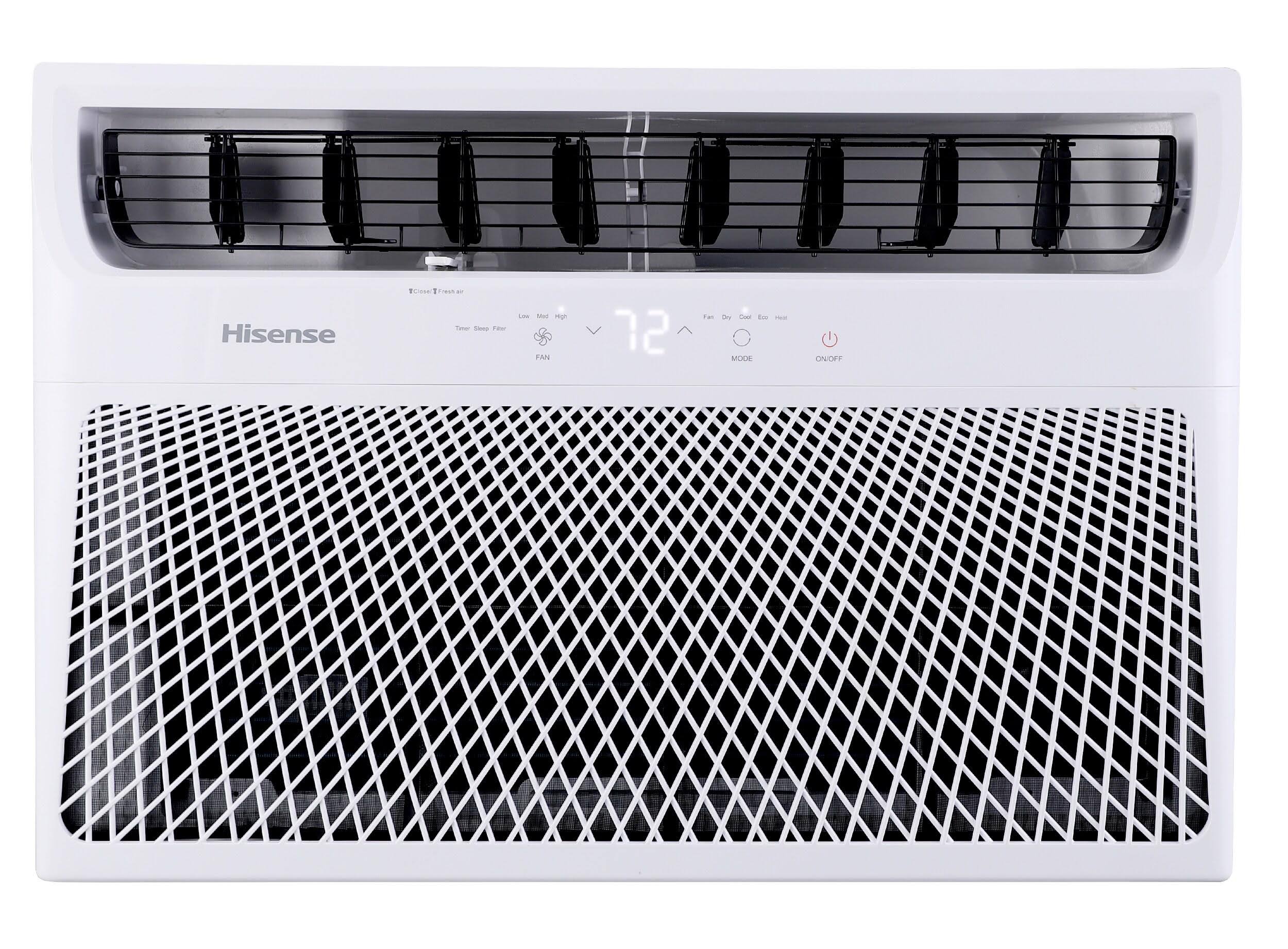 Hisense 1500 - sq ft Window Air Conditioner with Heater (230 - Volt; 24000 - BTU) in White | AW2422DR3W