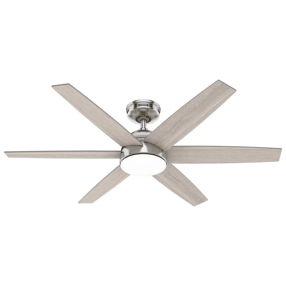 Hunter Anza 52 LED Ceiling Fan, Brushed Nickel